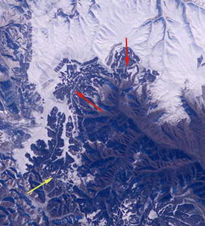 great wall as seen on space